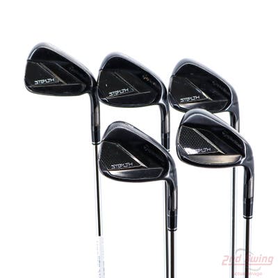 TaylorMade Stealth Black Iron Set 7-PW GW FST KBS MAX 85 MT Steel Regular Right Handed 38.75in