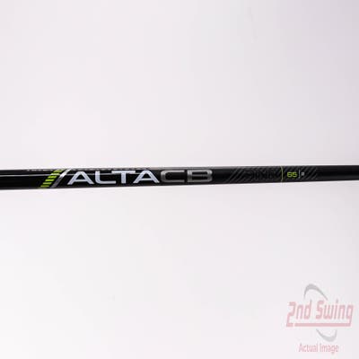 Used W/ Ping RH Adapter Ping ALTA CB 65 Black 65g Fairway Shaft Regular 41.0in