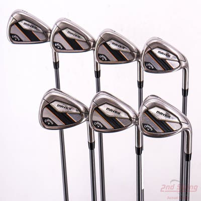 Callaway Mavrik Iron Set 5-PW AW Project X Catalyst 55 Graphite Senior Right Handed 38.0in