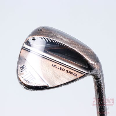 Mint TaylorMade Milled Grind HI-TOE 3 Copper Wedge Lob LW 58° 10 Deg Bounce FST KBS Hi-Rev 2.0 115 Steel Wedge Flex Right Handed 34.75in