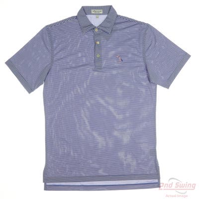 New W/ Logo Mens Peter Millar Polo Small S Multi MSRP $100