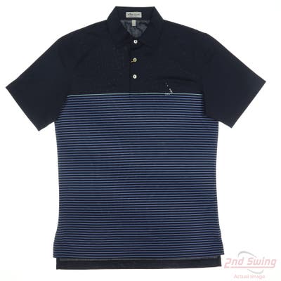 New W/ Logo Mens Peter Millar Polo Small S Multi MSRP $100