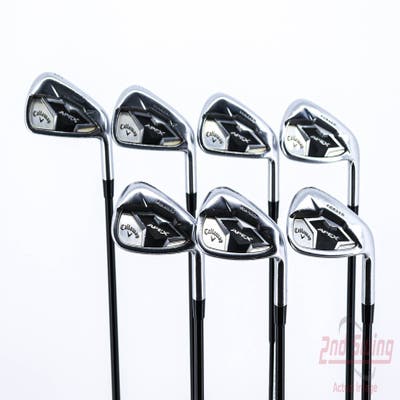 Callaway Apex 19 Iron Set 5-PW AW TrueSpec Graphite Stiff Right Handed 38.25in