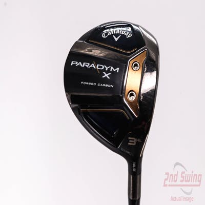 Callaway Paradym X Fairway Wood 3 Wood HL 16.5° Aldila Ascent Blue 50 Graphite Regular Right Handed 43.25in