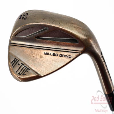 TaylorMade Milled Grind HI-TOE 3 Copper Wedge Gap GW 52° 9 Deg Bounce FST KBS Hi-Rev 2.0 115 Steel Wedge Flex Right Handed 35.5in