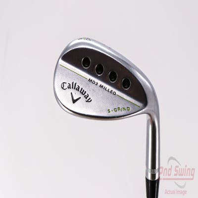 Callaway MD3 Milled Chrome S-Grind Wedge Lob LW 60° 9 Deg Bounce S Grind True Temper Steel Wedge Flex Right Handed 34.75in