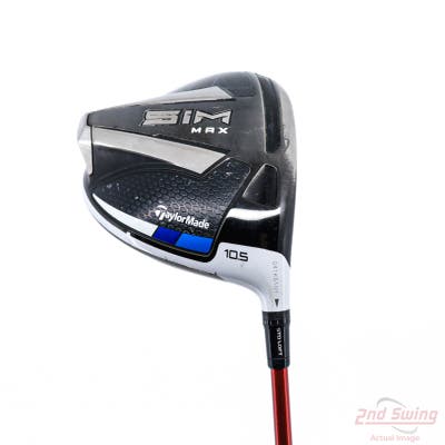 TaylorMade SIM MAX Driver 10.5° Fujikura Ventus Red 5 Graphite Senior Right Handed 45.75in