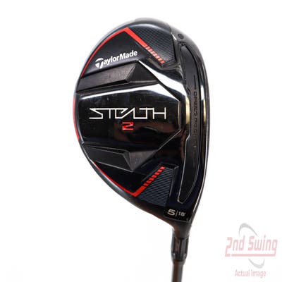 TaylorMade Stealth 2 Fairway Wood 5 Wood 5W 18° Mitsubishi Kai'li White 60 Graphite Stiff Right Handed 42.5in