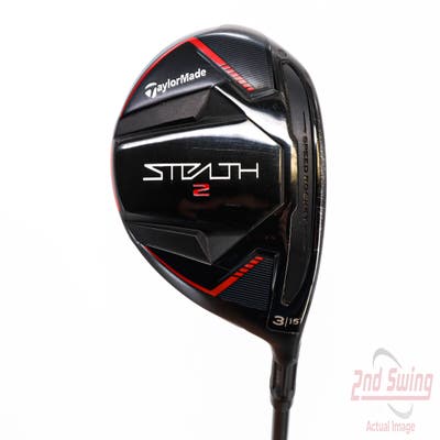 TaylorMade Stealth 2 Fairway Wood 3 Wood 3W 15° Mitsubishi Kai'li White 60 Graphite Stiff Right Handed 43.5in