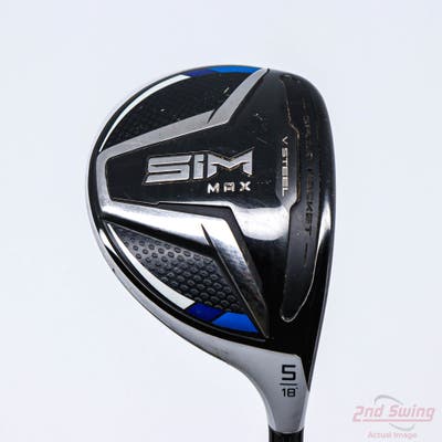 TaylorMade SIM MAX Fairway Wood 5 Wood 5W 18° Fujikura Ventus Blue 5 Graphite Senior Right Handed 42.25in