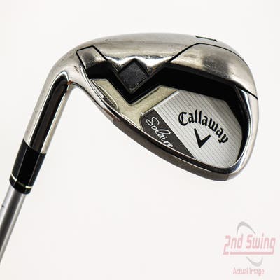 Callaway Solaire Gems Single Iron Pitching Wedge PW Callaway 50 Gram Graphite Ladies Left Handed 35.5in