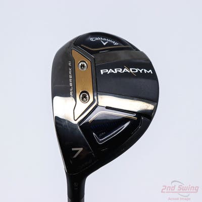 Callaway Paradym Fairway Wood 7 Wood 7W 21° PX HZRDUS Silver Gen4 60 Graphite Regular Left Handed 41.5in