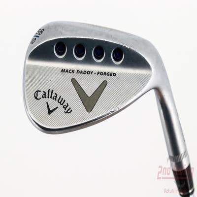 Callaway Mack Daddy Forged Chrome Wedge Sand SW 56° 10 Deg Bounce Dynamic Gold Tour Issue S200 Steel Stiff Right Handed 35.0in