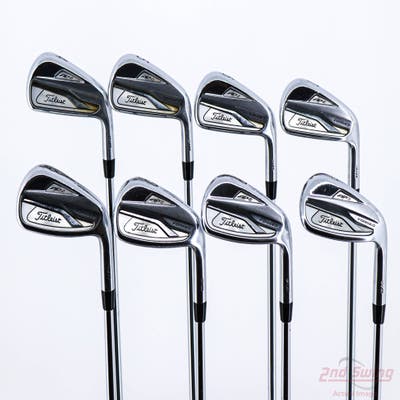 Titleist 718 AP2 Iron Set 4-PW AW True Temper AMT White S300 Steel Stiff Right Handed 38.5in