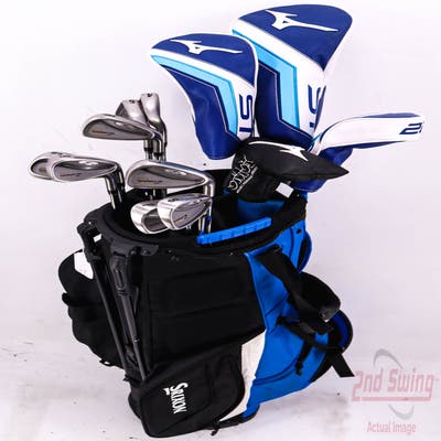 Complete Set of Men's TaylorMade Cobra Odyssey Golf Clubs + Srixon Stand Bag - Right Hand Stiff Flex Steel Shaft