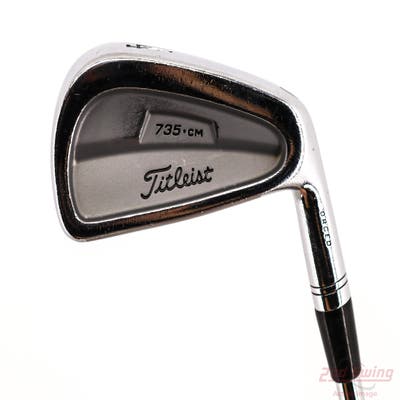 Titleist 735.CM Stainless Single Iron 4 Iron True Temper Dynamic Gold R300 Steel Regular Right Handed 38.5in