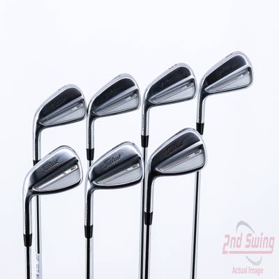 Titleist 2023 T150 Iron Set 4-PW Project X 6.0 Steel Stiff Left Handed 38.5in