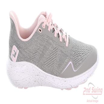 New Womens Golf Shoe Footjoy 2024 FJ Flex Medium 7 Glacial Grey/Pink Cameo MSRP $115 95716