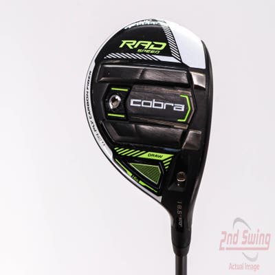 Cobra RAD Speed Draw Fairway Wood 5 Wood 5W 18.5° PX EvenFlow Riptide CB 40 Graphite Senior Right Handed 41.0in