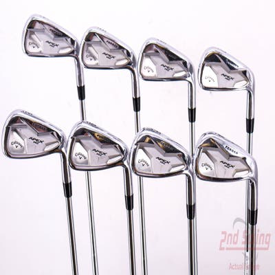 Callaway Apex Pro 19 Iron Set 4-PW AW TT Elevate Tour VSS Pro Steel X-Stiff Right Handed 38.25in