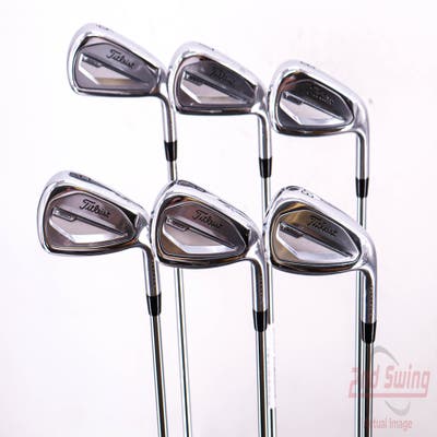 Mint Titleist 2023 T350 Iron Set 6-PW GW True Temper AMT Red R300 Steel Regular Right Handed 37.75in