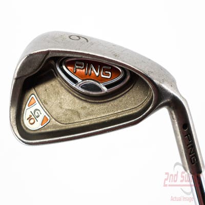 Ping G10 Single Iron 6 Iron Ping AWT Steel Regular Right Handed Black Dot 37.75in