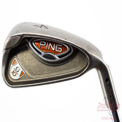 Ping G10 Single Iron 4 Iron Ping AWT Steel Regular Right Handed Black Dot 38.75in