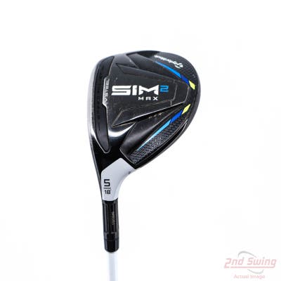 TaylorMade SIM2 MAX Fairway Wood 5 Wood 5W 18° Fujikura AIR Speeder 45 Graphite Senior Left Handed 42.75in