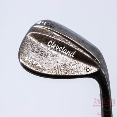 Cleveland RTX 4 Tour Raw Wedge Lob LW 64° 6 Deg Bounce Low Dynamic Gold Tour Issue S400 Steel Stiff Right Handed 35.25in