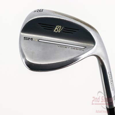 Titleist Vokey SM9 Tour Chrome Wedge Lob LW 58° 14 Deg Bounce K Grind FST KBS Tour Lite Steel Stiff Right Handed 35.25in