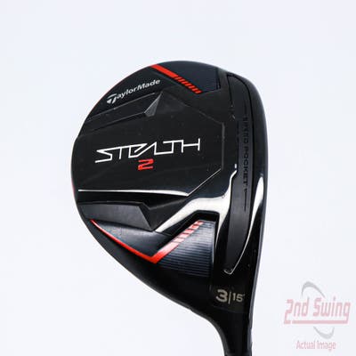 TaylorMade Stealth 2 Fairway Wood 3 Wood 3W 15° Fujikura Ventus Red TR 5 Graphite Regular Right Handed 43.25in