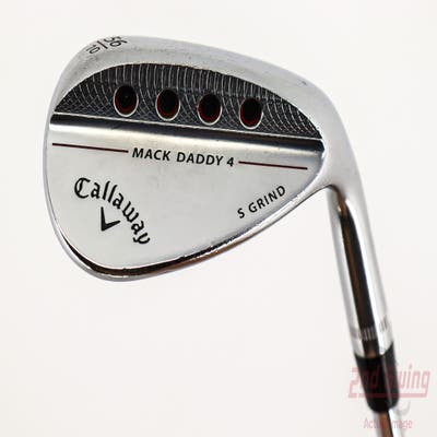 Callaway Mack Daddy 4 Chrome Wedge Sand SW 56° 10 Deg Bounce S Grind Dynamic Gold Tour Issue S200 Steel Stiff Right Handed 35.0in