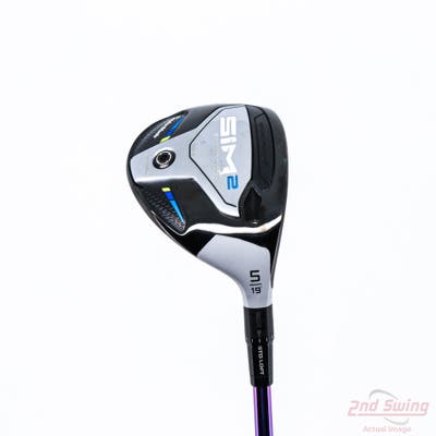 TaylorMade SIM2 Titanium Fairway Wood 5 Wood 5W 19° PX HZRDUS Smoke Green 80 Graphite Tour X-Stiff Right Handed 41.75in