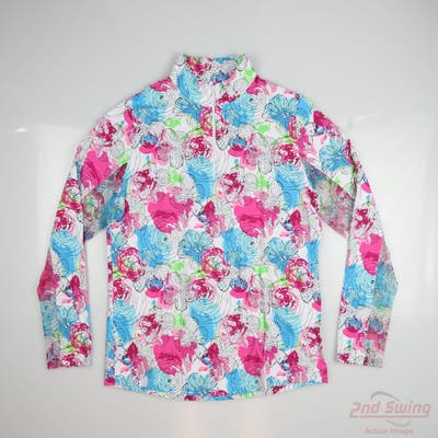 New Womens IBKUL Long Sleeve X-Large XL Multi MSRP $98