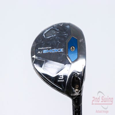 Mint Callaway Paradym Ai Smoke Max Fairway Wood 3 Wood 3W 15° PX HZRDUS Silver Gen4 70 Graphite Stiff Right Handed 43.25in