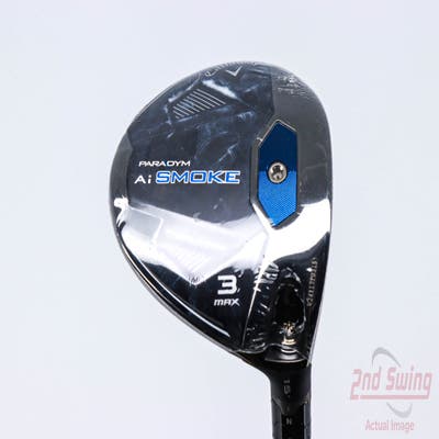 Mint Callaway Paradym Ai Smoke Max Fairway Wood 3 Wood 3W 15° Accra TZ6 65 Graphite Stiff Right Handed 42.0in