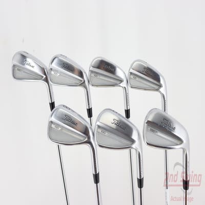 Titleist 2023 T100 Iron Set 4-PW True Temper AMT White S300 Steel Stiff Right Handed 38.0in