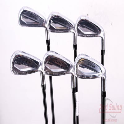 Mint Titleist 2023 T350 Iron Set 6-PW GW Mitsubishi Tensei Red AM2 Graphite Stiff Right Handed 37.75in