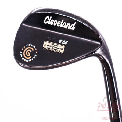 Cleveland CG15 Black Pearl Wedge Sand SW 54° 14 Deg Bounce Cleveland Traction Wedge Steel Wedge Flex Right Handed 36.0in