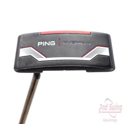 Ping 2021 Kushin 4 Putter Strong Arc Steel Left Handed Black Dot 35.0in