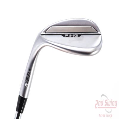 Ping s159 Chrome Wedge Lob LW 58° 6 Deg Bounce T Grind Ping Z-Z115 Steel Wedge Flex Left Handed Black Dot 35.75in