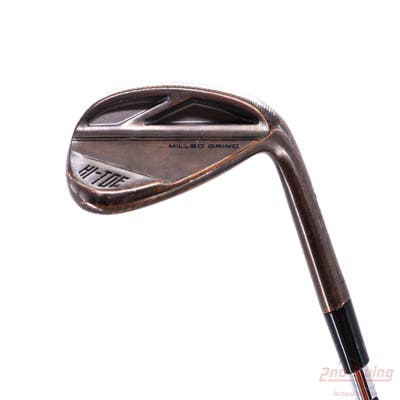 TaylorMade Milled Grind HI-TOE 3 Copper Wedge Lob LW 58° 13 Deg Bounce FST KBS Hi-Rev 2.0 115 Steel Wedge Flex Right Handed 34.75in