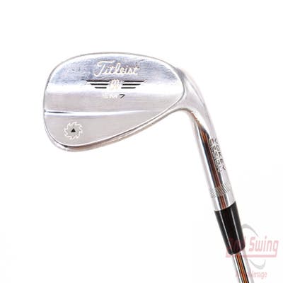 Titleist Vokey SM7 Tour Chrome Wedge Gap GW 52° 8 Deg Bounce F Grind SM7 BV Steel Wedge Flex Right Handed 35.25in