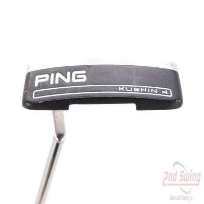 Ping 2023 Kushin 4 Putter Strong Arc Steel Left Handed Black Dot 35.0in