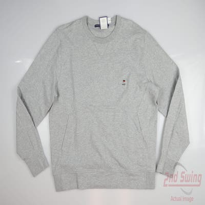 New W/ Logo Mens B. Draddy Sweatshirt Large L Gray MSRP $80