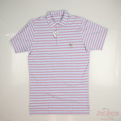 New W/ Logo Mens B. Draddy Polo Medium M Multi MSRP $80