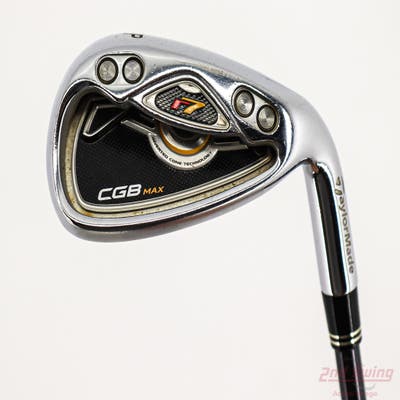 TaylorMade 2008 R7 CGB Max Single Iron Pitching Wedge PW TM Reax Superfast 90 Steel Steel Stiff Right Handed 36.0in