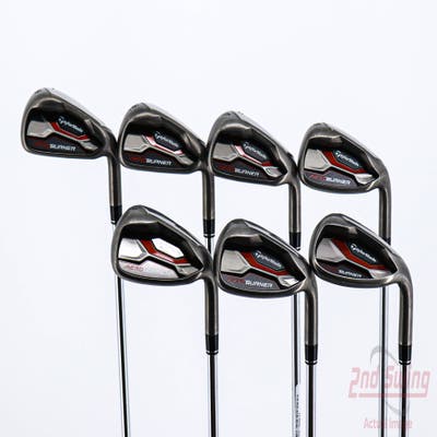 TaylorMade AeroBurner Iron Set 5-PW SW TM FST REAX 88 HL Steel Regular Right Handed 38.5in