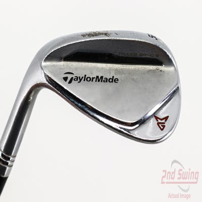 TaylorMade Milled Grind 2 Chrome Wedge Sand SW 56° 12 Deg Bounce SB FST KBS TGI 80 Graphite Stiff Left Handed 35.5in