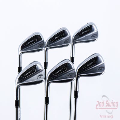 Callaway Apex Ai200 Iron Set 5-PW True Temper Dynamic Gold R300 Steel Regular Left Handed 38.5in